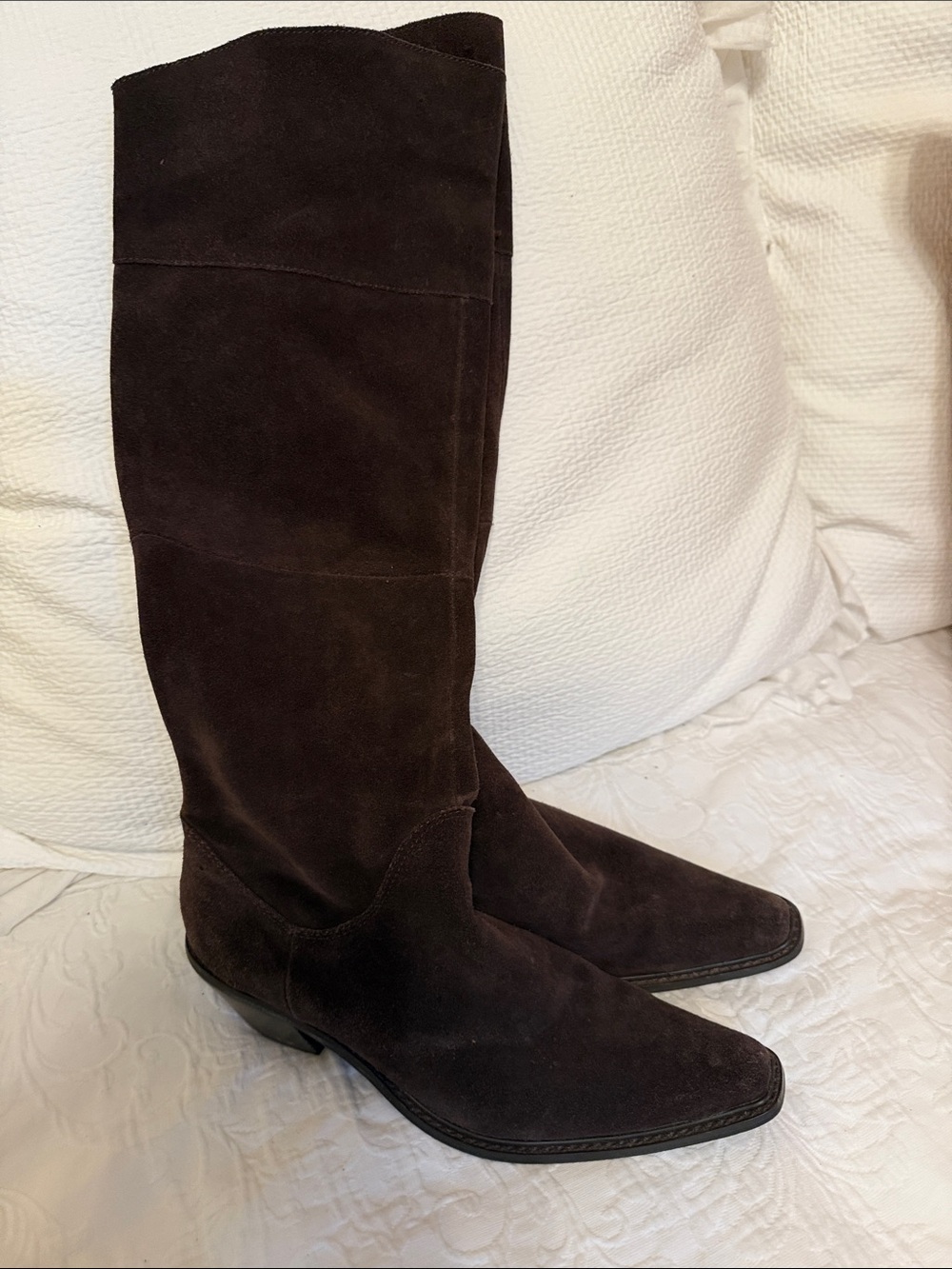 Steve Madden Women's Over-the-Knee Suede Boots - Dark Brown